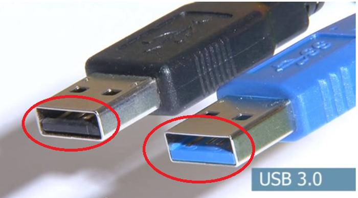 Phân biệt USB 3.0 và 2.0